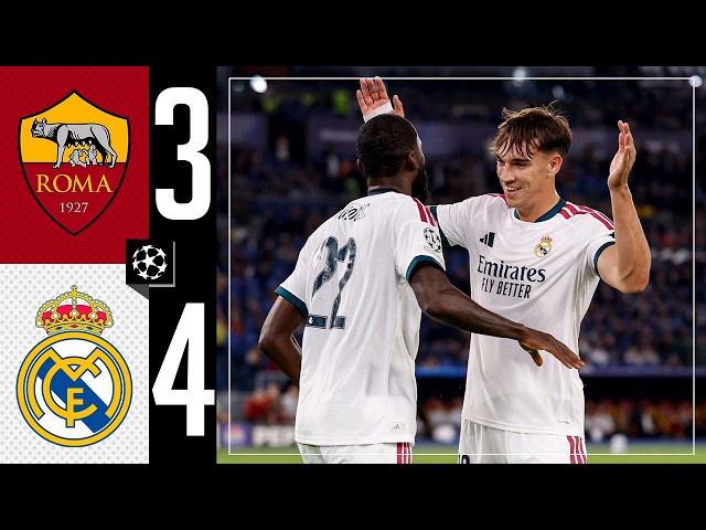 HIGHLIGHTS | Roma 3-4 Real Madrid | Champions League