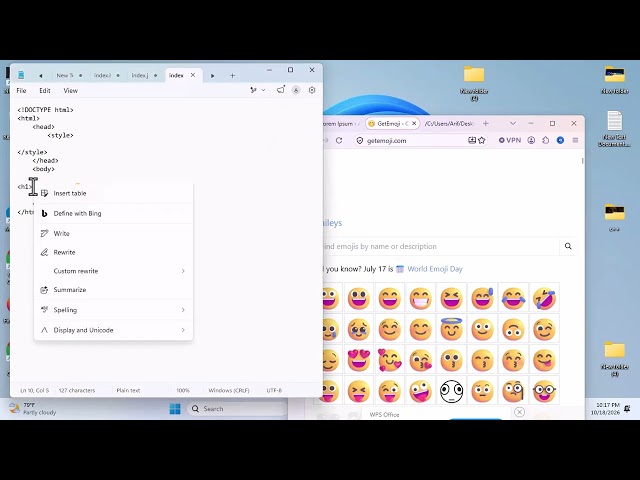 Basic Html entite emoji and sumbol attribute | html entite emoji tutorial | html emoji entite