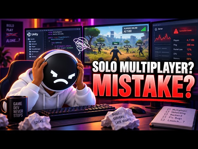 I Tried Making a Multiplayer Game Alone… It Broke Me