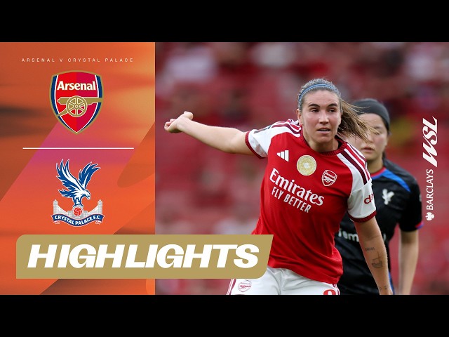 Heroic Defending Earns Palace a Point | Arsenal v Crystal Palace Highlights | Barclays WSL 26/27