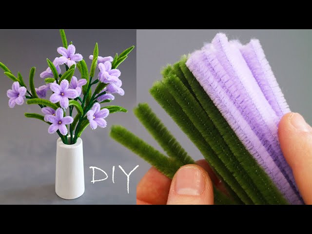😍AMAZING SPRING FLOWERS😍 made of pipe cleaner😍 DIY