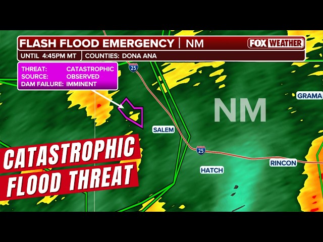 Catastrophic Flash Flood Emergency Issued Amid Imminent Dam Failure in New Mexico