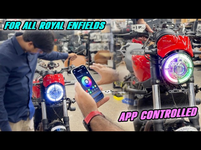INDIA's 1st Royal Enfield 450 with RGB Headlight!