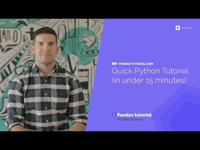 Quick Python tutorial (under 15 minutes)!