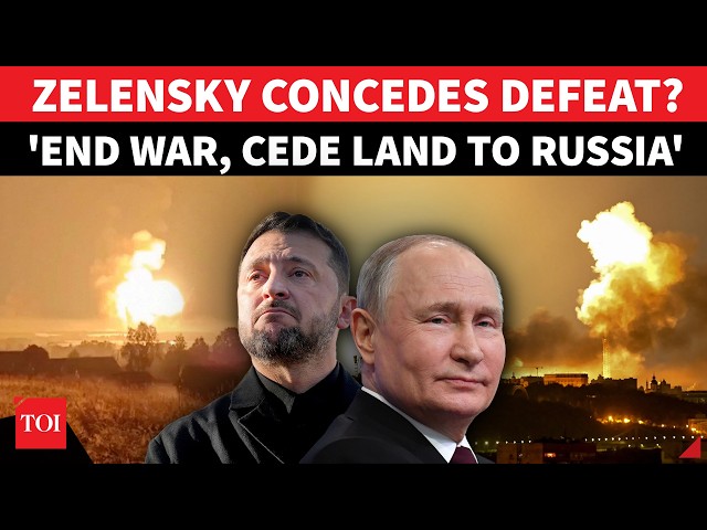 Zelensky Announces 'SURRENDER', Ready To Gift 25% Of Ukraine To Putin, But Wants This From Russia
