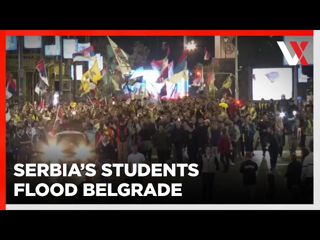 "Victory Even Before Vote” Serbia’s Student Movement Masses In Belgrade Ahead Of Election | VERTEX