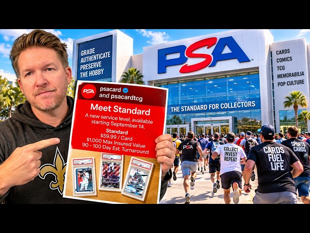 PSA Opens New Grading Tier. We're SOOOO BACK