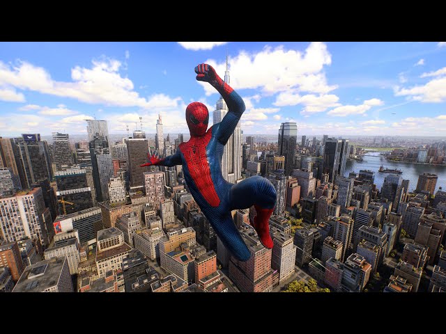 TASM 1 Suit Free Roam in Marvel’s Spider-Man 2! 🕷️ PS5 4K HDR Gameplay