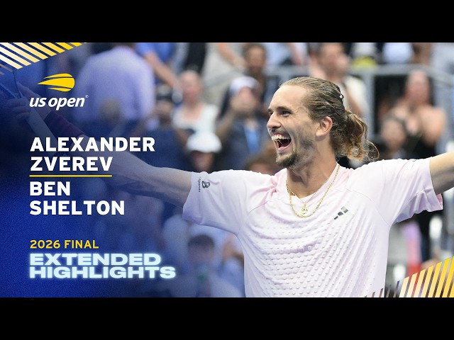 Alexander Zverev vs. Ben Shelton Extended Highlights | 2026 US Open Final