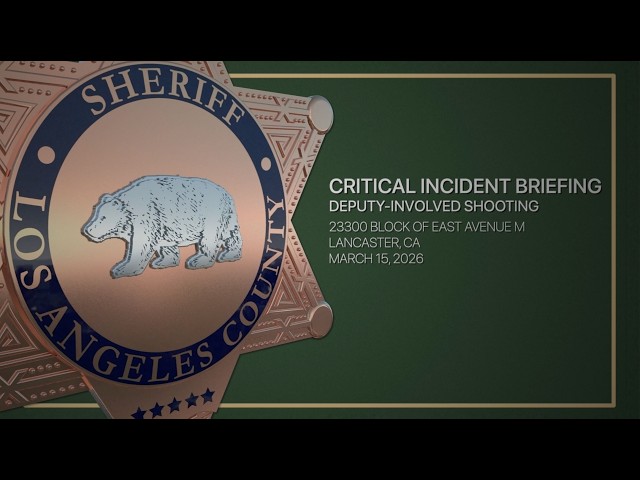 Critical Incident Briefing - Lancaster Station, 03/15/26
