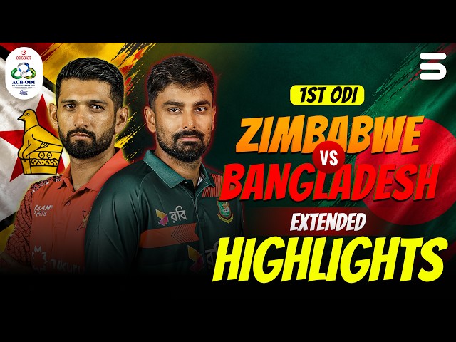 Full Match Highlights | Bangladesh vs Zimbabwe | Match 1 | ODI Tri-Series 2026 | M9R1K