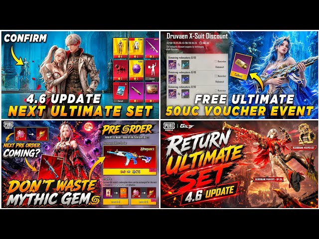 🔴 NEXT ULTIMATE SET 4.6 ✅ ULTIMATE 50UC VOUCHER CONFIRM 😍 NEXT PRE ORDER EVENT 🔥 RETURN ULTIMATE SET