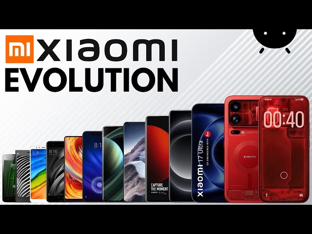 Evolution of Xiaomi Mi Series