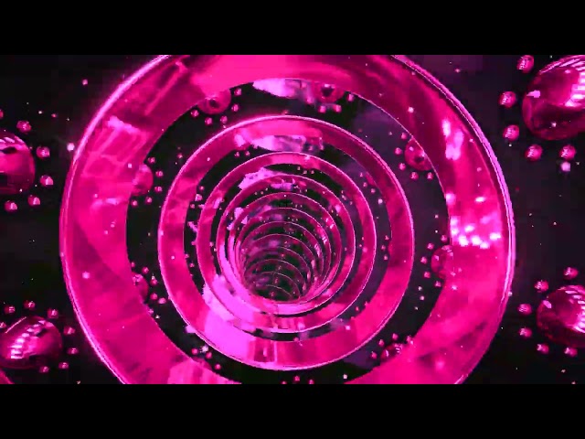 4K Pink Tunnel Loop   3D Visuals