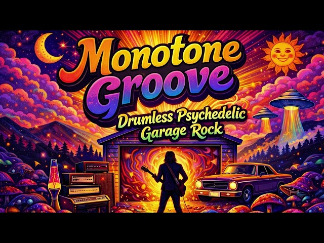 Drumless Psychedelic Garage Rock Track - Monotone Groove