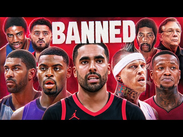 Every BANNED Player In NBA History