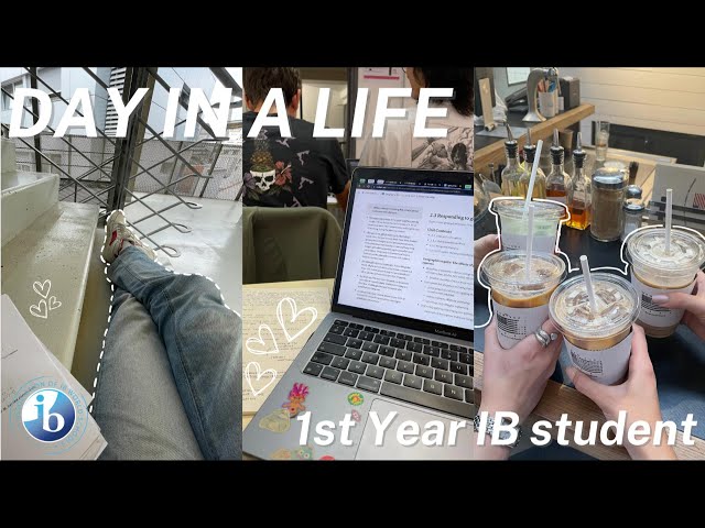 DAY IN A LIFE ON AN IB STUDENT│classes, after school - aesthetic
