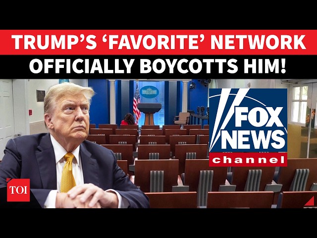 ‘TRUMP VS FOX NEWS…’: WH Media Ban Backfires; ABC, CBS, CNN & NBC Launch Massive BOYCOTT | Watch
