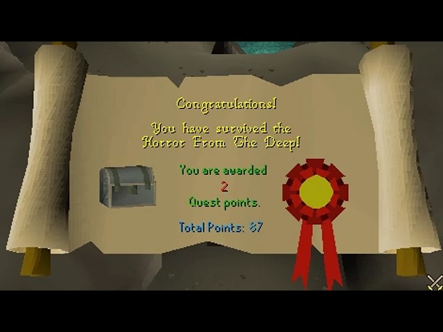 Horror from the deep 2004 quest guide