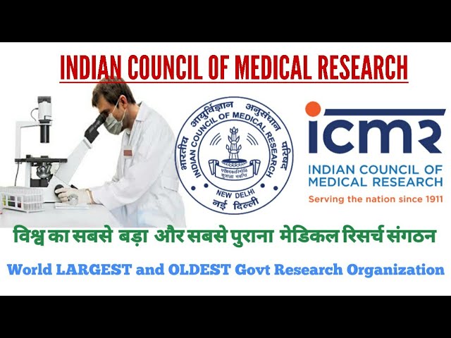 ICMR : World's largest Government Research organization।। List Of all ICMR's Center across India.
