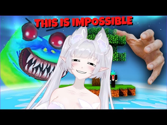 THIS ISN'T POSSIBLE | Martincitopants Skyblock WITHOUT the start chest| Vtuber Reacts