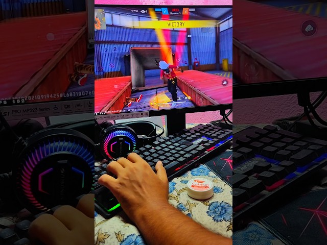 Fire Gaming Keyboard | ⌨️🖱️📱 Mix Pro Geek Gamer #freefire#mixpro#geekgamer#keyboardmouse