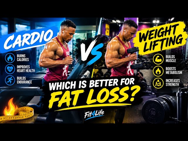 Cardio Vs. Weightlifting, Which Is Better For Fat Loss? 🤔