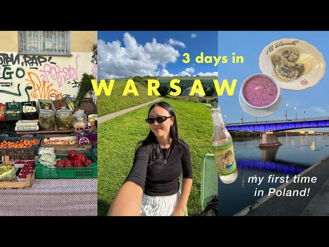 3 days in Warsaw 🇵🇱 solo travel vlog (my first time in Poland and I love it so much)