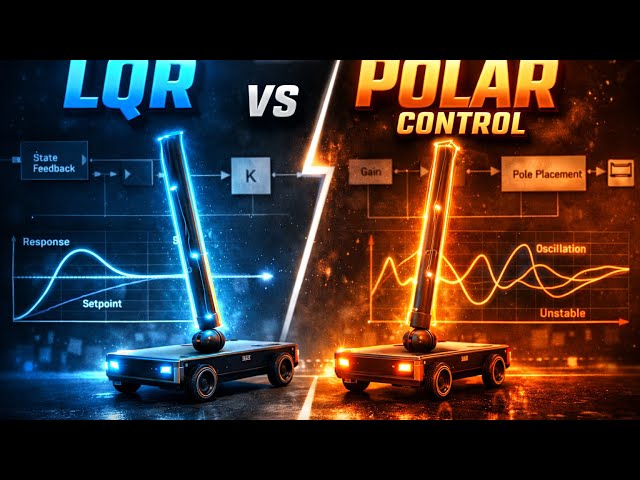 Inverted Pendulum Control System Design | LQR vs Polar Control with MATLAB & Simulink