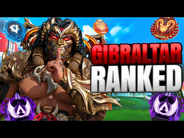 High Level Gibraltar Ranked Gameplay - Apex Legends (No Commentary)