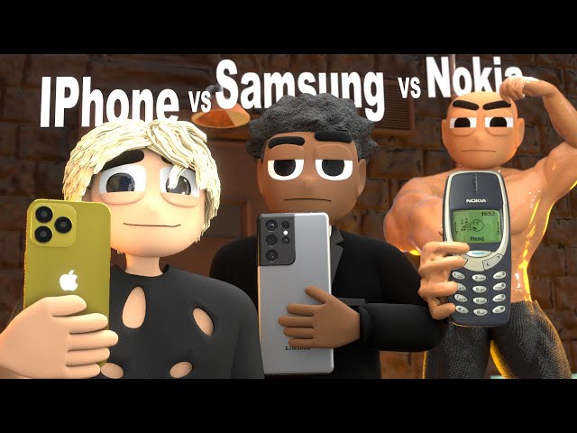 IPhone Vs Samsung Vs Nokia. (Agbaps Shorts Compilation || Part 14.)