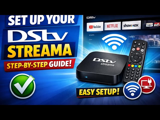 How to Set Up DStv Streama | dstv stream and showmax sign in 