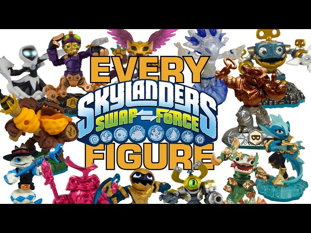 Every Figure Created For Skylanders SWAP Force in 12 Minutes!