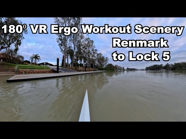 POV 180⁰ VR - Renmark to Lock 5 - Ergo Workout Scenery