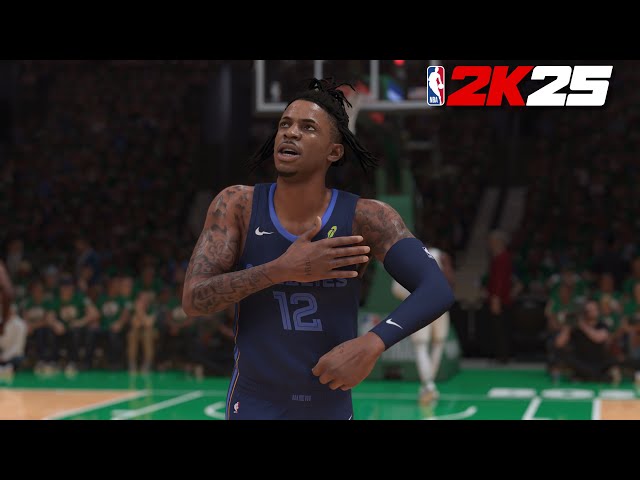NBA2K25 | Grizzlies vs Celtics ft Jason Tatum, Ja Morant, J.Brown | PLAYOFFS | PS5 [4K60FPS]
