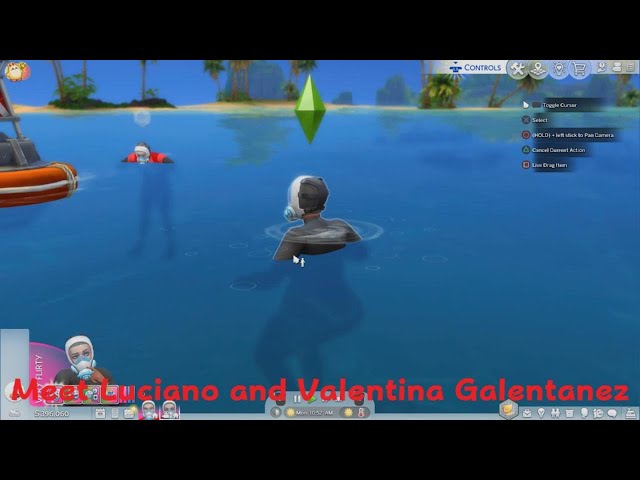 The Sims 4 - Introducing Luciano and Valentina Galentanez with Scuba Diving (Part 2)