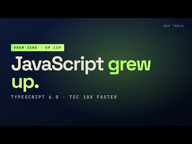TypeScript 6.0 shipped. The language JavaScript should have been.