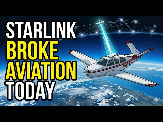 Starlink Broke General Aviation Today...Allegedly