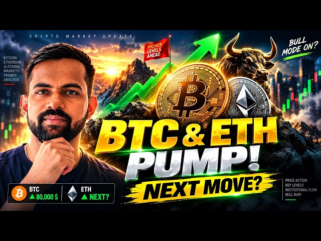 Bitcoin & Ethereum Price Analysis Today | Market Trend & Next Move | BTC & ETH Price Prediction 2026