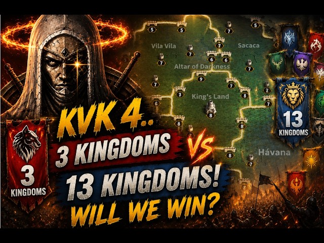 kvk 4 I 3 kingdoms vs 13 kingdoms! will we win?