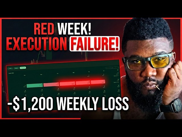 A Losing Streak Isn't the Problem, My Execution Is: Red Week, -$1,200 | NQ Futures Weekly Recap
