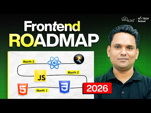 Frontend Developer Roadmap 2026 | Beginner to Pro Step-by-Step