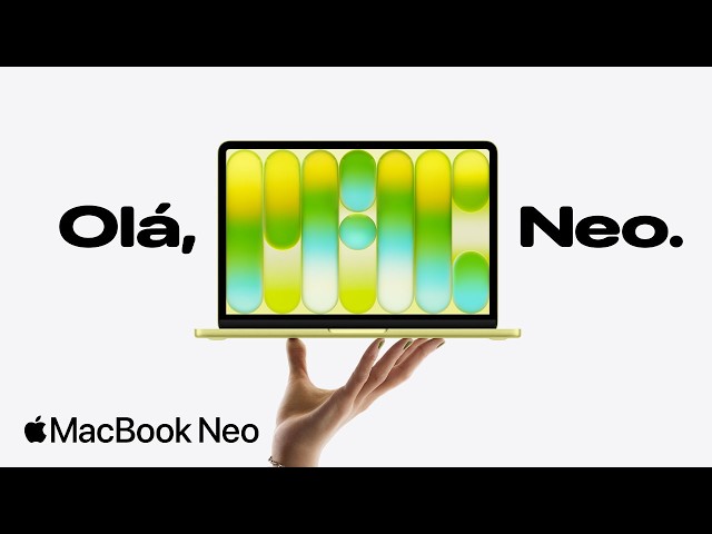 Olá, MacBook Neo