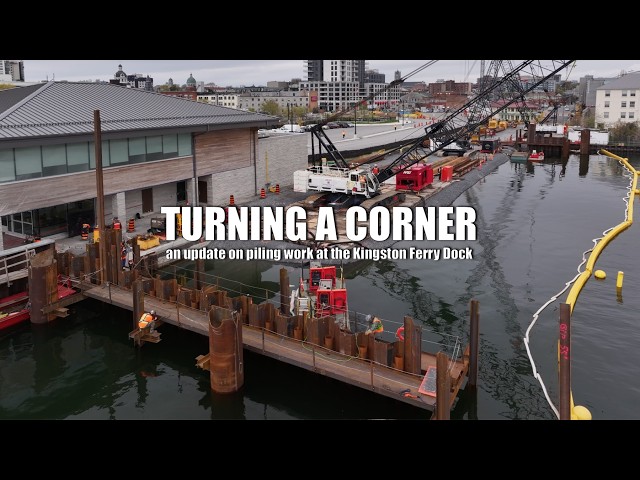Turning a Corner - getting close to making the turn for home, perhaps #construction #piling   4K