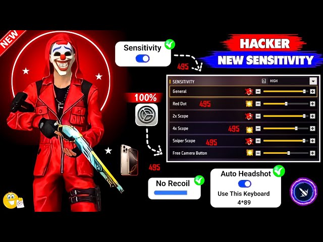 Free Fire Max Headshot Setting After Update 2026⚡Best Sensitivity Settings ⚙️| Sensitivity Setting